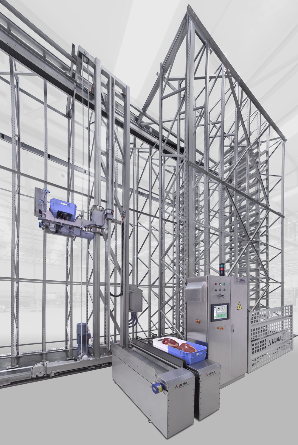A l'occasion du CFIA ULMA présente ses nouveaux systèmes automatiques de stockage et de palettisation.