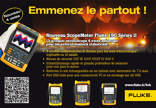Nouveau ScopeMeter Fluke 190 Séries II