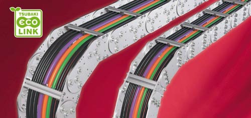 TSUBAKI KABELSCHLEPP STEEL-LINE une nouvelle gamme de chaînes porte-câbles en acier pour les environnements difficiles
