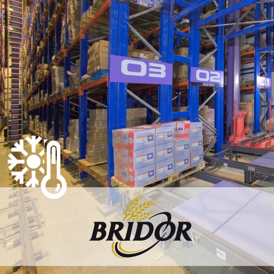 Bridor adopte l'automatisation logistique à température contrôlée (-20ºC)