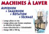 Machine à laver aspersion+immersion+rotation+séchage1